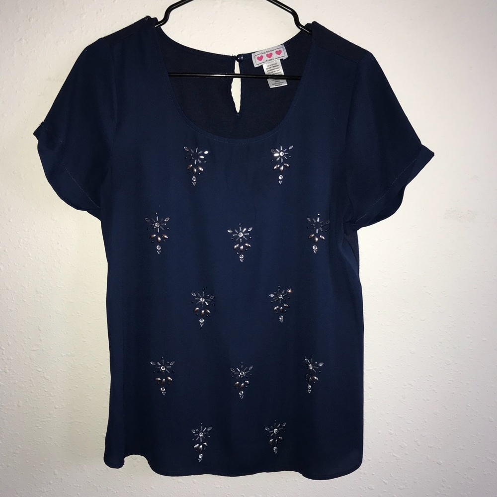 Navy Blouse